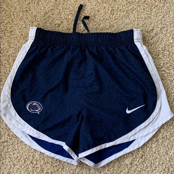 Nike Pants - Nike Penn State Women's Navy and White Athletic running Shorts women’s SZ XS